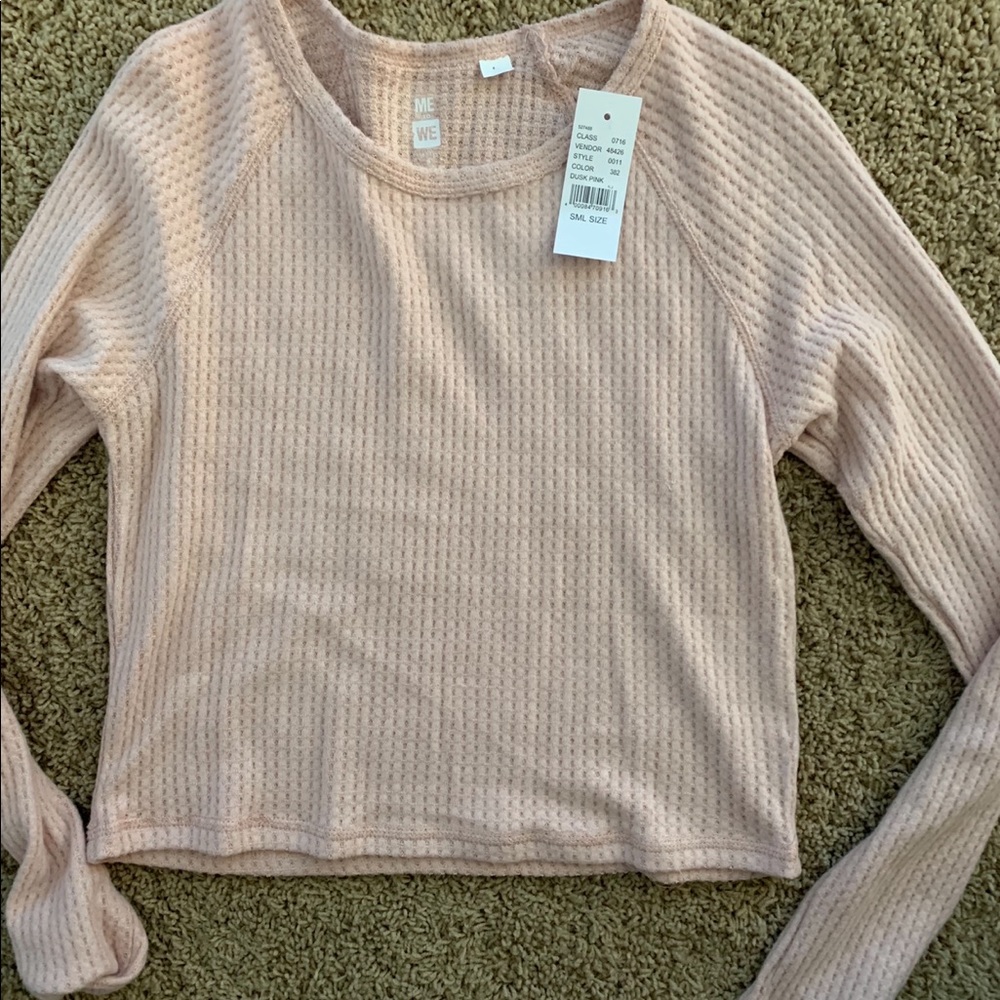 Pacsun me to we cropped knit sweater